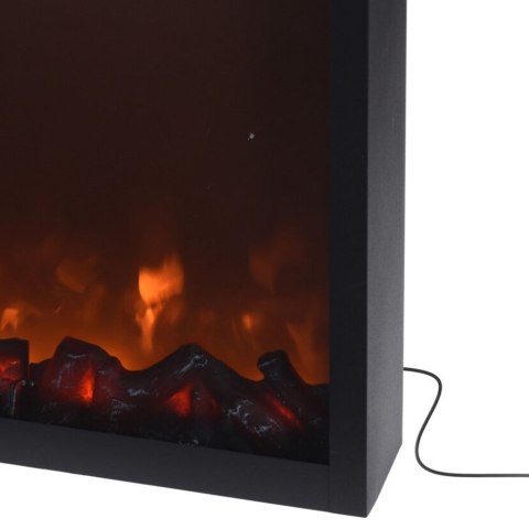 Grupa Orion Sp. z o.o. Kominek LED Elektryczny Wolnostojący Metalowy Czarny Solidny VILDE 41x35 cm