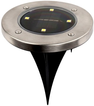 LAMPA SOLARNA 4 LED SMD DO WBICIA W PODŁOŻE KPL.4SZT