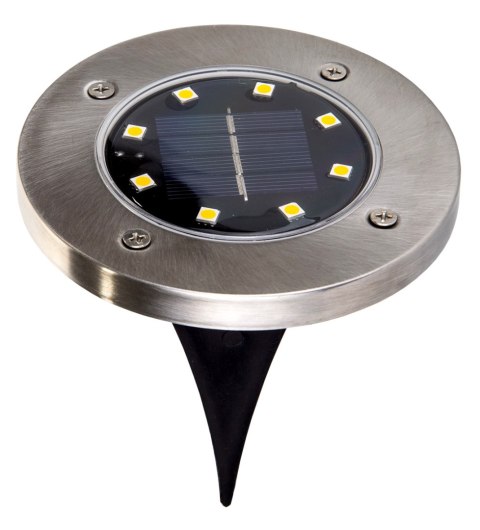 LAMPA SOLARNA 8 LED SMD DO WBICIA W PODŁOŻE KPL.4SZT
