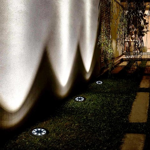 LAMPA SOLARNA 8 LED SMD DO WBICIA W PODŁOŻE KPL.4SZT