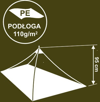 NAMIOT MOSKITIERA 200X120X95CM ENERO CAMP