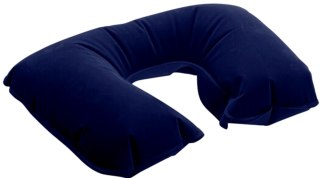 PODUSZKA DMUCHANA PODRÓŻNA ZAGŁÓWEK GRANATOWY