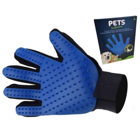 RĘKAWICA DO CZESANIA PSA KOTA NIEBIESKIE KOLCE