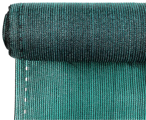 SIATKA CIENIUJĄCA 140G/M2 1.5X10M CIEMNO ZIELONA