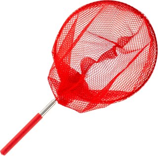 SIATKA NA MOTYLE OWADY SKŁADANA TELESKOPOWA 38,5-86CM CZERWONA