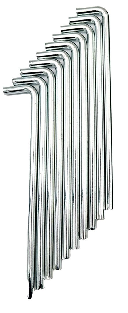 ŚLEDZIE SZPILKI DO NAMIOTU PRO 8MM 20CM KPL.10SZT METAL