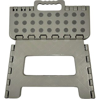 STOŁEK TABORET ANTYPOŚLIZGOWY SKŁADANY SZARY