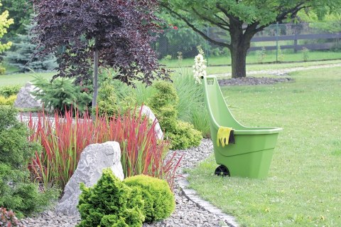 TACZKA OGRODOWA LOAD GO 55L CZARNA