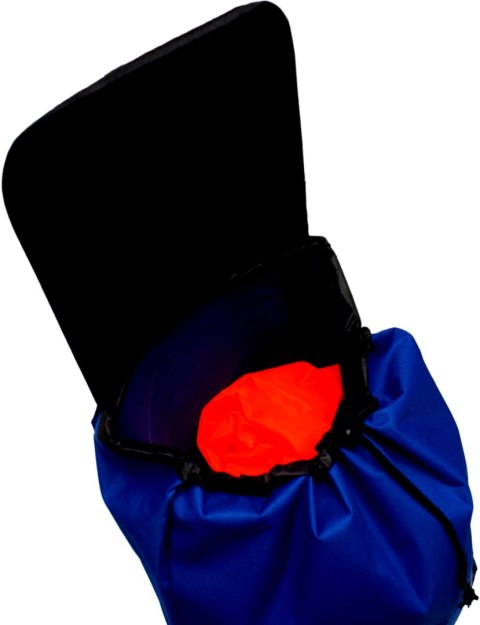 WÓZEK TORBA NA KÓLKACH NA ZAKUPY ZE STELAŻEM 31L NIEBIESKI