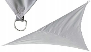 ŻAGIEL PRZECIWSŁONECZNY OGRODOWY TRÓJKĄT 3X3X2M SZARY