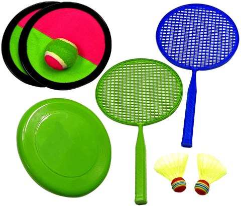 ZESTAW GIER OUTDOOR NA PLAŻĘ 3W1 ENERO TOYS