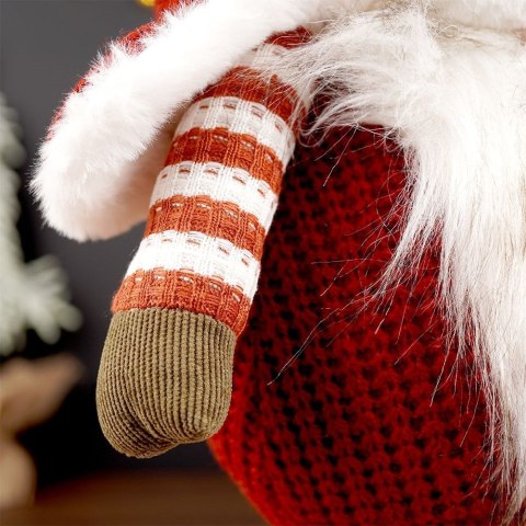 Grupa Orion Sp. z o.o. Figurka Świąteczna Skrzat VILDE 39 cm Czerwony Stojący Dekoracyjny