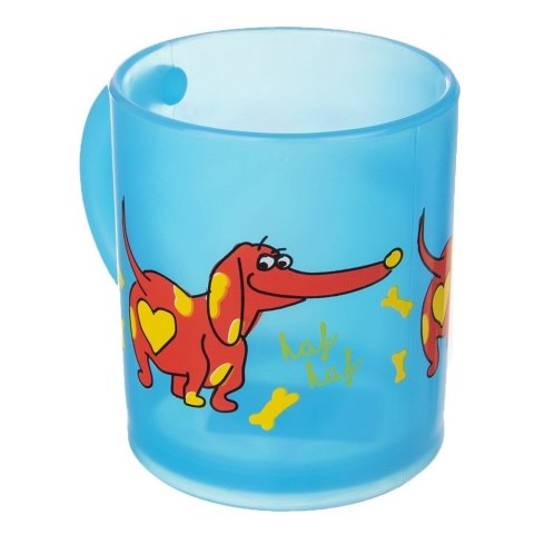 Grupa Orion Sp. z o.o. Kubek dla Dziecka Pies 260 ml ORION Kolorowy BPA Free do Mikrofali