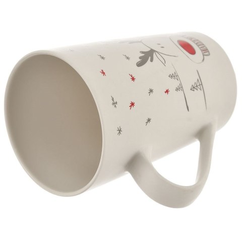 Grupa Orion Sp. z o.o. Kubek Porcelanowy 430 ml ORION Renifer Świąteczny do Zmywarki Mikrofalówki