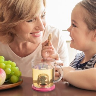 Grupa Orion Sp. z o.o. Kubek z Figurką dla Dziecka Słoń 240 ml ORION Tritan BPA Free do Zmywarki