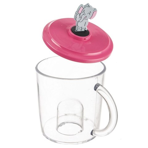Grupa Orion Sp. z o.o. Kubek z Figurką dla Dziecka Słoń 240 ml ORION Tritan BPA Free do Zmywarki