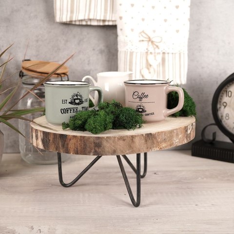 Grupa Orion Sp. z o.o. Zestaw Kubki Ceramiczne 160 ml 3 szt. ORION Dekoracyjne Kawy/Herbaty