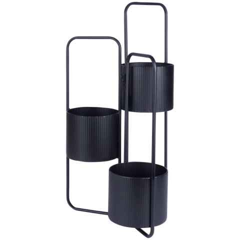 Grupa Orion Sp. z o.o. Kwietnik Stojak na Kwiaty Metalowy Kaskada 3-poziomowy VILDE 33x24x57 cm