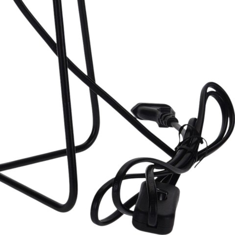 Grupa Orion Sp. z o.o. Lampa Stołowa Nocna Metalowa Czarna 21 cm VILDE do Biura i Pokoju