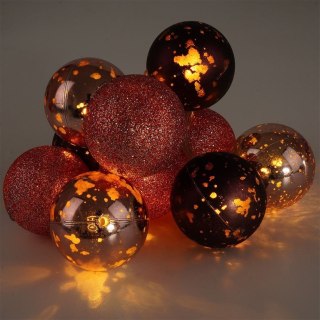 Grupa Orion Sp. z o.o. Lampki Bombki Świecące 10 led Fioletowe 4 cm ORION na Baterie