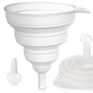 Grupa Orion Sp. z o.o. Lejek Kuchenny Składany Silikonowy Uniwersalny do Soków Nalewek ORION 12 cm