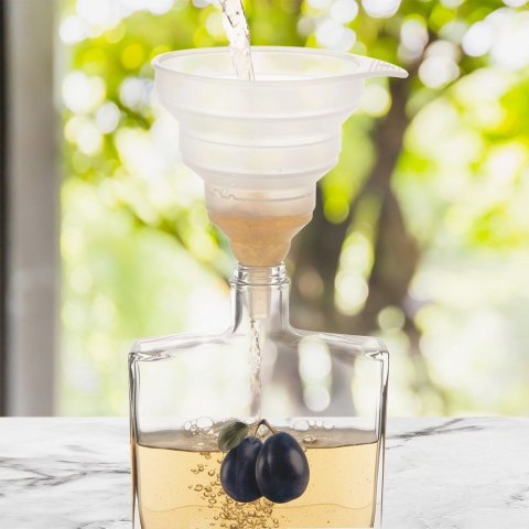 Grupa Orion Sp. z o.o. Lejek Kuchenny Składany Silikonowy Uniwersalny do Soków Nalewek ORION 12 cm