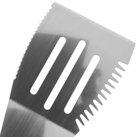 Grupa Orion Sp. z o.o. Łopatka do Grilla Stal Nierdzewna 40,5 x 10 cm z Drewnianą Rączką VAGGAN