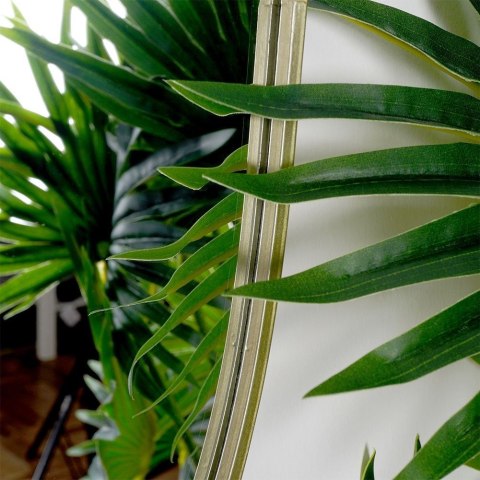 Grupa Orion Sp. z o.o. Lustro Ścienne Złote Wiszące Dekoracyjne Solidne Trwałe VILDE 19,5 x 35 cm