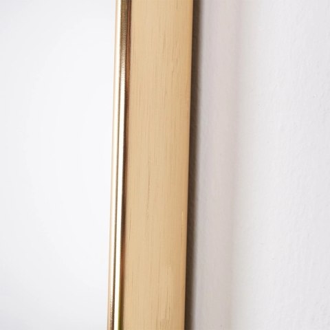 Grupa Orion Sp. z o.o. Lustro Ścienne Owalne Złota Rama 50 x 25 cm Pionowo Poziomo VILDE