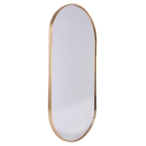 Grupa Orion Sp. z o.o. Lustro Ścienne Owalne Złota Rama 50 x 25 cm Pionowo Poziomo VILDE