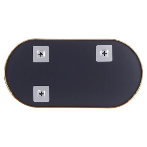 Grupa Orion Sp. z o.o. Lustro Ścienne Owalne Złota Rama 50 x 25 cm Pionowo Poziomo VILDE