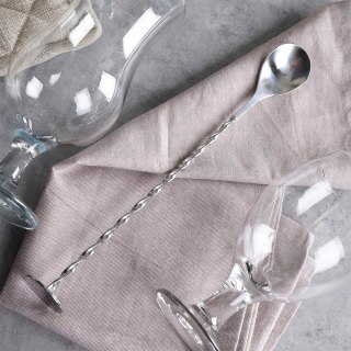 Grupa Orion Sp. z o.o. Łyżka Barmańska do Drinków Stal Nierdzewna 28 cm EXCELLENT HOUSEWARE