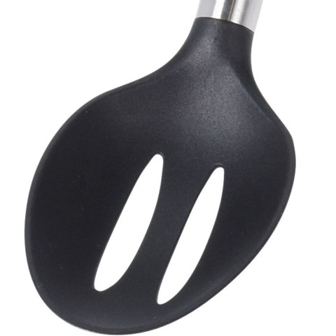 Grupa Orion Sp. z o.o. Łyżka Cedzakowa Nylonowa z Uchem Akacjowym 34 cm EXCELLENT HOUSEWARE