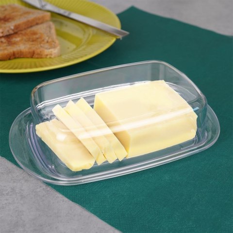 Grupa Orion Sp. z o.o. Maselniczka Przezroczysta z Pokrywką 17,5 x 11,5 cm EXCELLENT HOUSEWARE