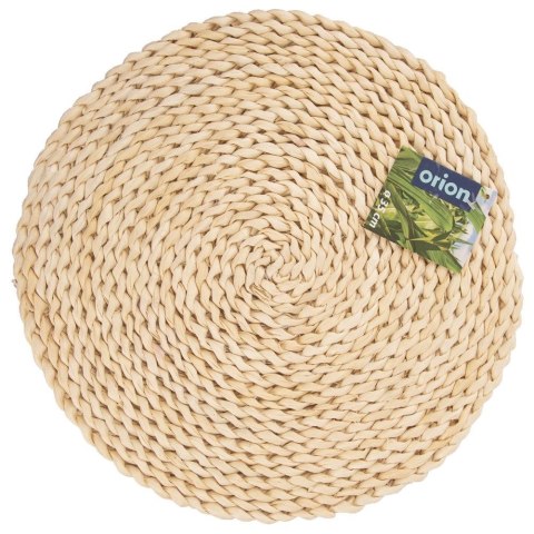 Grupa Orion Sp. z o.o. Podkładka na Stół Okrągła Naturalna Boho 35 cm ORION Liście Kukurydzy