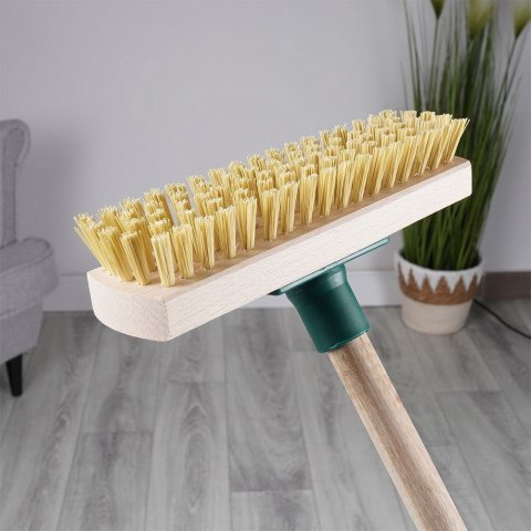 Grupa Orion Sp. z o.o. Miotła do Szorowania Twarde Włosie 23 x 5,5 cm 125 cm Drewno VILDE