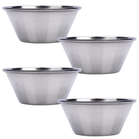Grupa Orion Sp. z o.o. Miseczka na Sos 40 ml Stal Nierdzewna Zestaw 4 szt EXCELLENT HOUSEWARE
