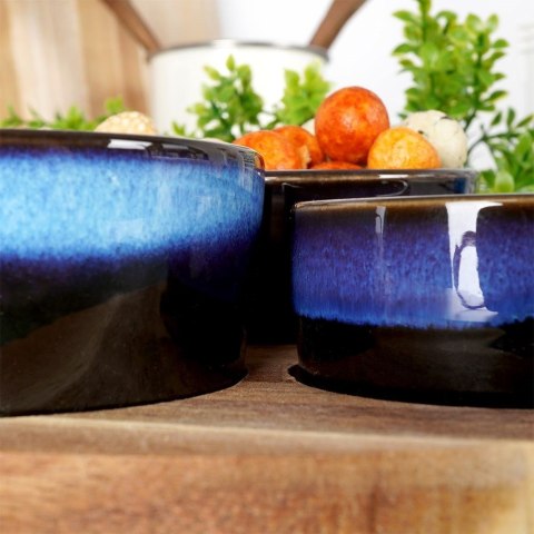 Grupa Orion Sp. z o.o. Zestaw Miseczki na Przekąski Ceramiczne na Tacy EXCELLENT HOUSEWARE 4 el.