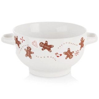 Grupa Orion Sp. z o.o. Bulionówka 750 ml Ceramika z Uchwytami do Zmywarki i Mikrofali ORION