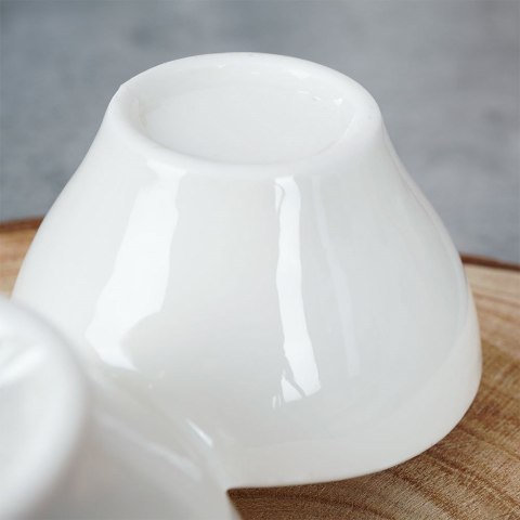 Grupa Orion Sp. z o.o. Miseczka na Przekąski Potrójna 27 cm Porcelanowa Biała do zmywarki HIT