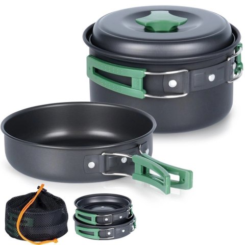 Grupa Orion Sp. z o.o. Naczynia Turystyczne Składane Aluminiowe pod Namiot IFFS 500 / 900 ml 2 el.