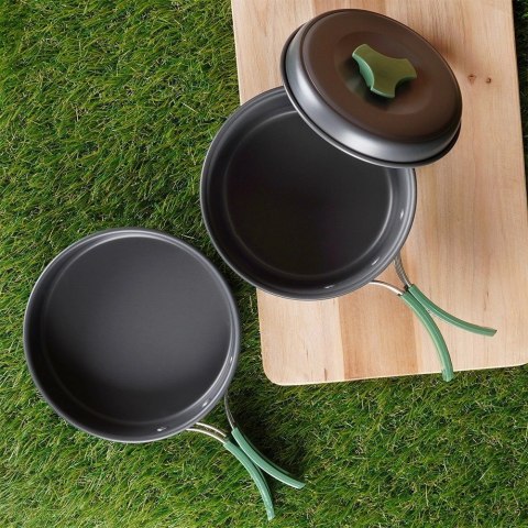 Grupa Orion Sp. z o.o. Naczynia Turystyczne Składane Aluminiowe pod Namiot IFFS 500 / 900 ml 2 el.