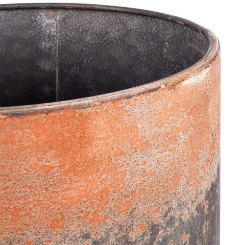 Grupa Orion Sp. z o.o. Osłonka na Doniczkę na Stojaku Stalowa Retro Dekoracyjna ORION 24 x 36 cm