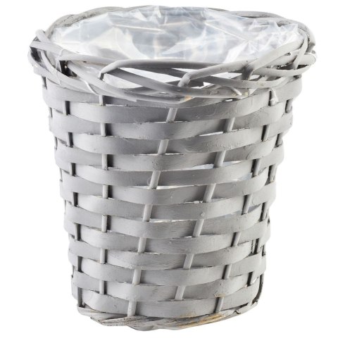 Grupa Orion Sp. z o.o. Osłonka na Doniczkę Wiklinowa 16 x 17 cm VILDE z Folią Zabezpieczającą