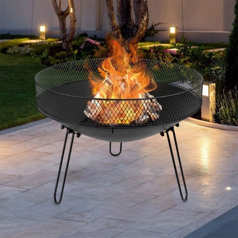 Grupa Orion Sp. z o.o. Palenisko Ogrodowe Metalowe Grill z Rusztem Stelaż 60 cm AMBIANCE