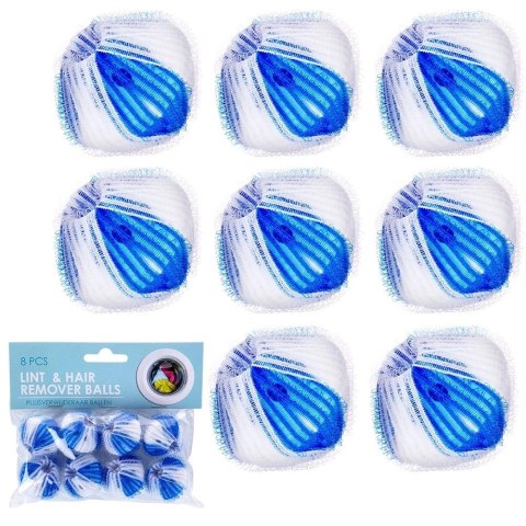 Grupa Orion Sp. z o.o. Piłki do Prania Antykłaczki 3,5 cm ULTRA CLEAN 8 szt. na Sierść Włosy