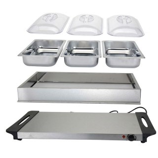 Grupa Orion Sp. z o.o. Podgrzewacz Elektryczny Bufet 3 Wkłady 65 x 27 cm EXCELLENT ELECTRICS