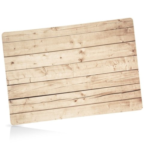 Grupa Orion Sp. z o.o. Podkładka na Stół Wzór Deska Beżowa 43 x 30 cm ORION Mata PCV