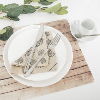 Grupa Orion Sp. z o.o. Podkładka na Stół Wzór Deska Beżowa 43 x 30 cm ORION Mata PCV