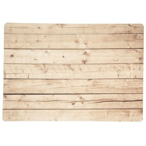 Grupa Orion Sp. z o.o. Podkładka na Stół Wzór Deska Beżowa 43 x 30 cm ORION Mata PCV